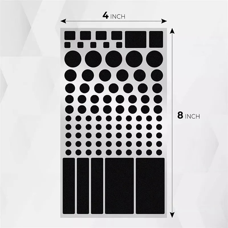 Black air conditioning light shading sticker patch for blocking LED glow