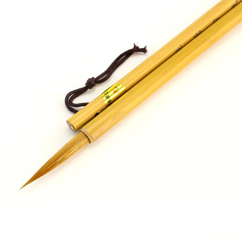 Langhao Hook Line calligraphy brush with wolf hair nib size S