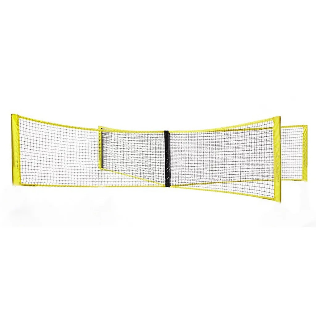 Black PE volleyball net, 100x30cm or 150x50cm, with 2mm or 4mm rope and canvas hemming