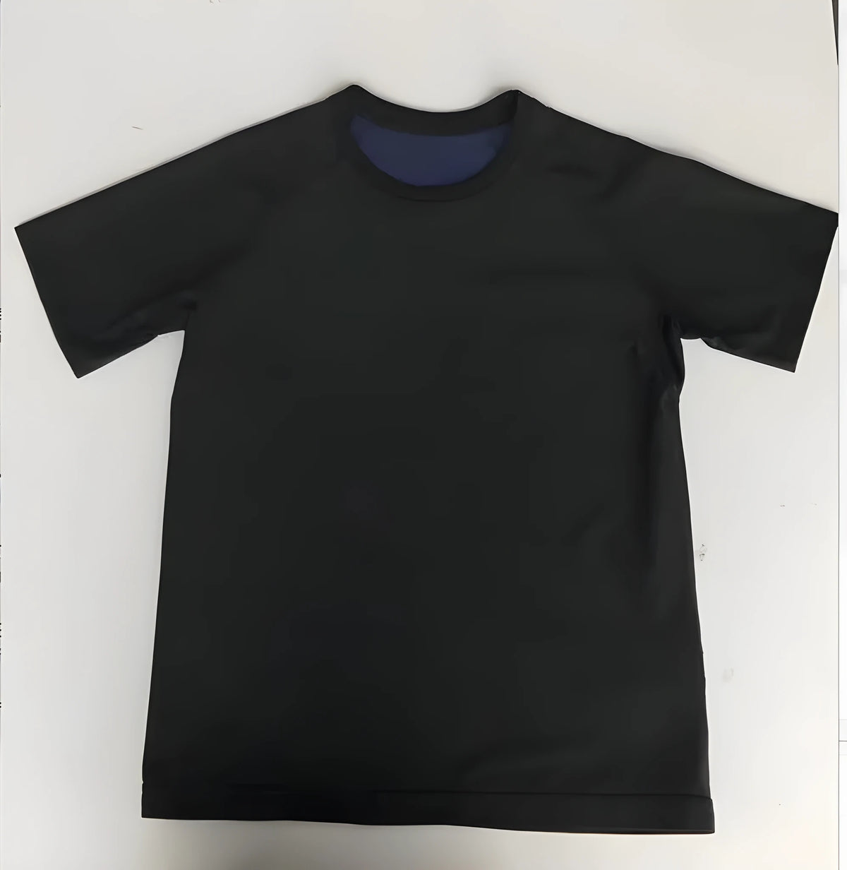 Men's short sleeve black polyester body shaping tank top for gym and fitness training, sizes S to 3XL