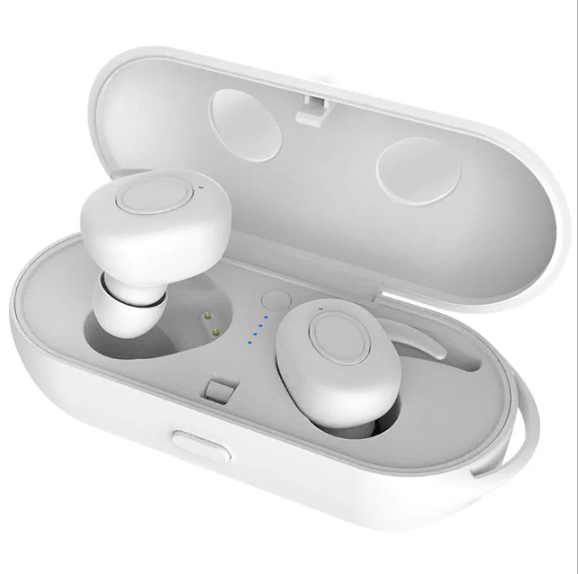 CSR Air-TWS wireless Bluetooth headset with noise reduction in black, green, red, and white colour options