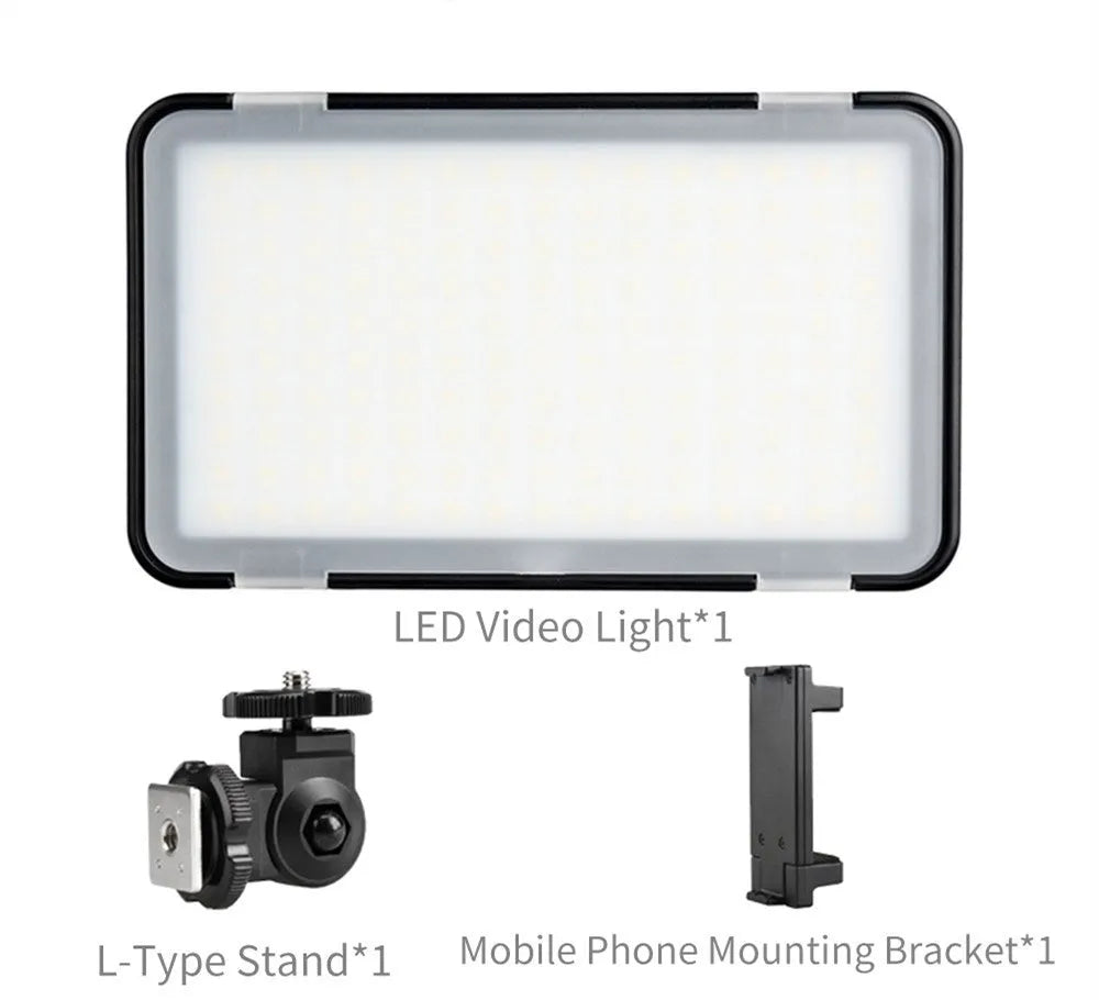 Shenniu M150 ultra-thin mobile phone LED video light with dimming control