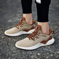 Men's low-top lace-up running shoes in multiple colours with breathable mesh upper and MD sole.