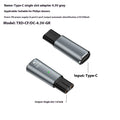 Black 4.3V USB-C charging adapter for electric shavers and hair clippers with aluminium alloy housing