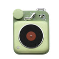 Retro mini Bluetooth speaker in compact 63x47x30mm size with 3W output, blue colour