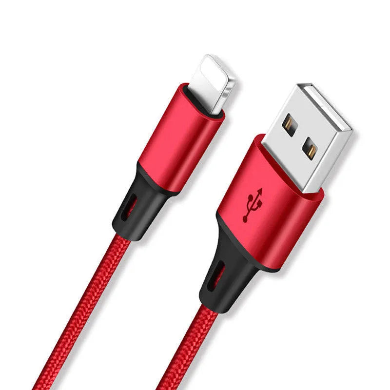 Braided 3-in-1 universal charging cable with aluminium alloy connectors for iPhone Android and Type-C devices