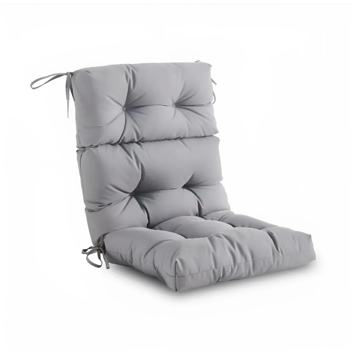 Outdoor hanging basket chair cushion in solid colour, polyester fabric, 112x53cm, for garden swing