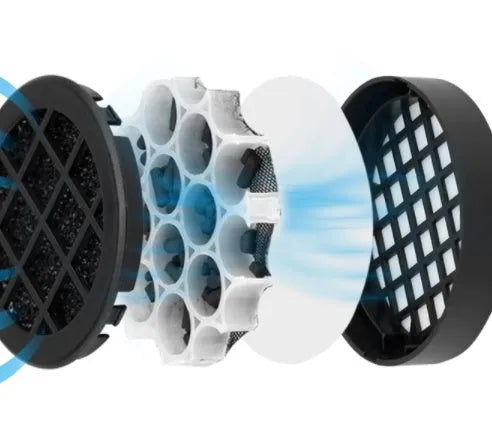 USB negative ion car air purifier 75x75x165mm compact USB-powered air cleaner