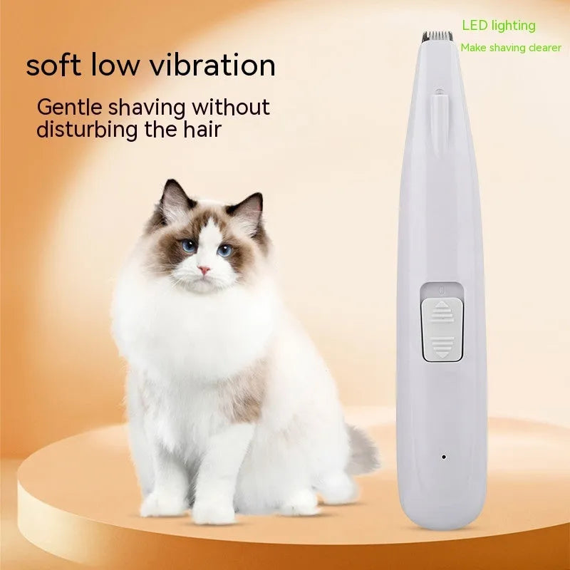 blue aluminum battery electric pet hair clipper for cats and dogs