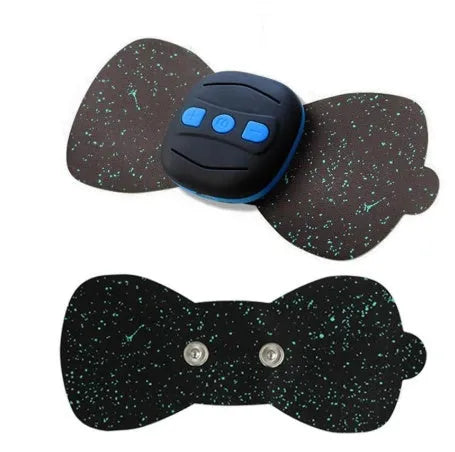 Smart cervical spine massage stick with electrode patch, plastic body 130 x 58 mm, rechargeable mini physiotherapy instrument