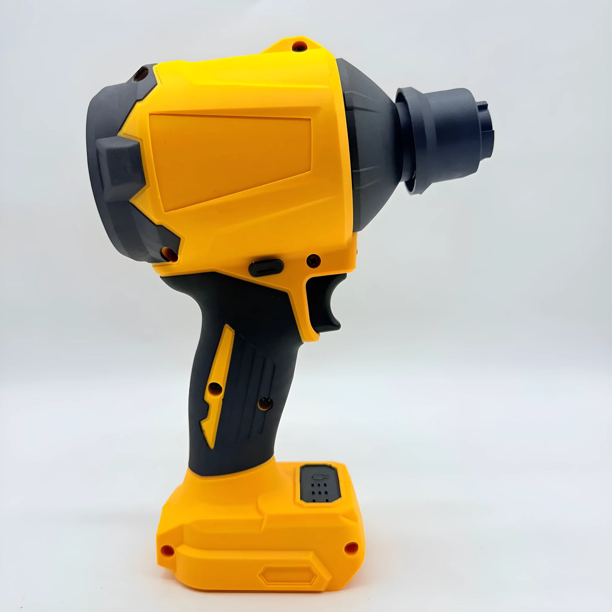 Cordless lithium-ion battery air blower for snow removal and dust cleaning with brushless motor option