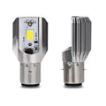 Motorcycle LED M4 double claw H6 built-in lights with aluminium housing and white light output
