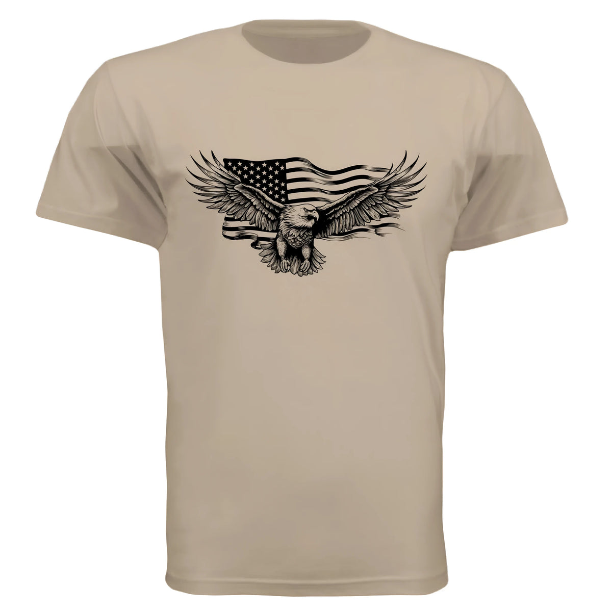Summer loose unisex t-shirt brown round neck short sleeves polyester fiber