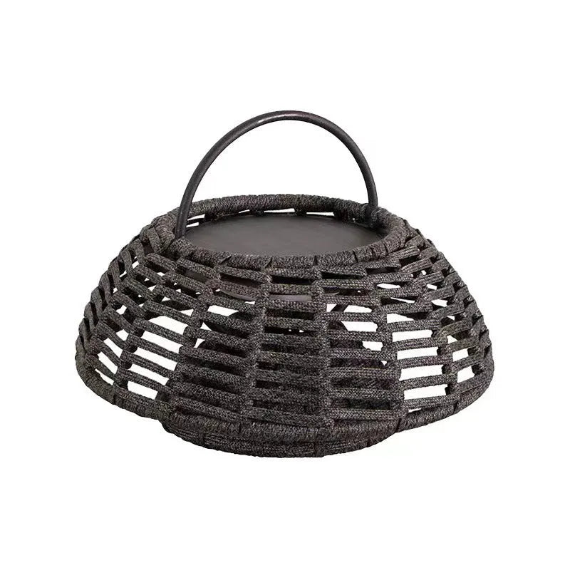 Outdoor chandelier garden lamp stainless steel 25cm 5W LED IP65 taupe