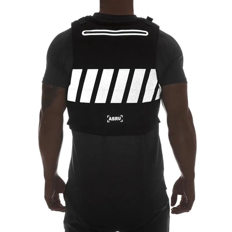 Unisex wear-resistant training clothes in chemical fibre blend, plain running top, one size, black or white