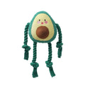 Green 14cm interactive plush dog toy with sound and bendable bite-resistant shape for big dogs