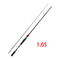 1.8m carbon fibreglass long-range fishing rod in blue on beach for sea surf casting, two-section design
