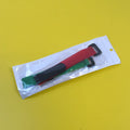 2-pack nylon poultry collar for chickens ducks and geese in yellow red green blue black and Christmas colours