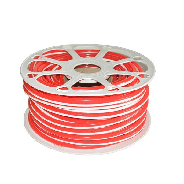 Flexible silicone neon light band showing 8mm width and available in nine different colours