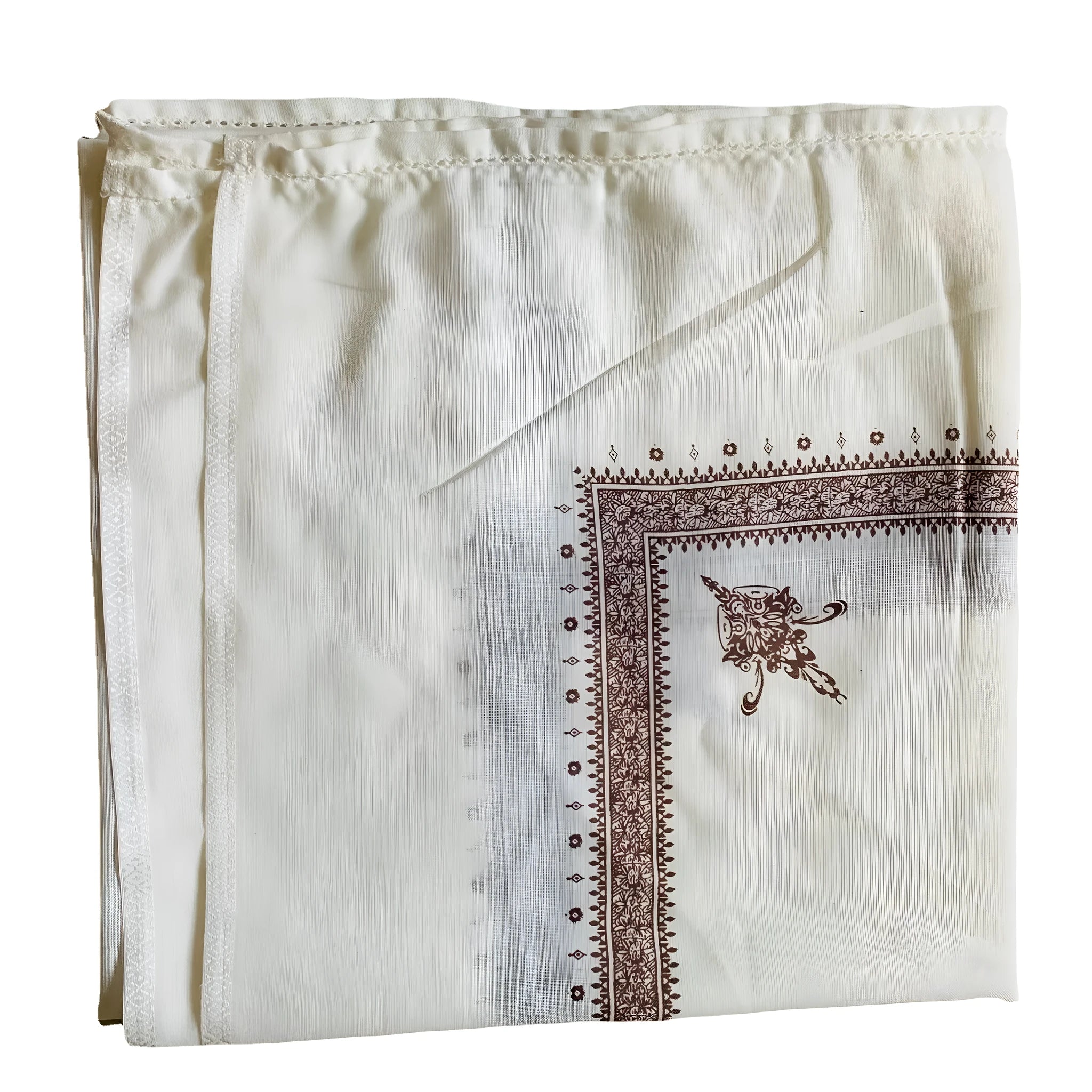 Lightweight polyester printed square scarf showing 138x138cm dimensions and available colour options
