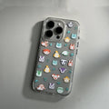 Cartoon transparent phone case soft shell anti-drop PC for iPhone