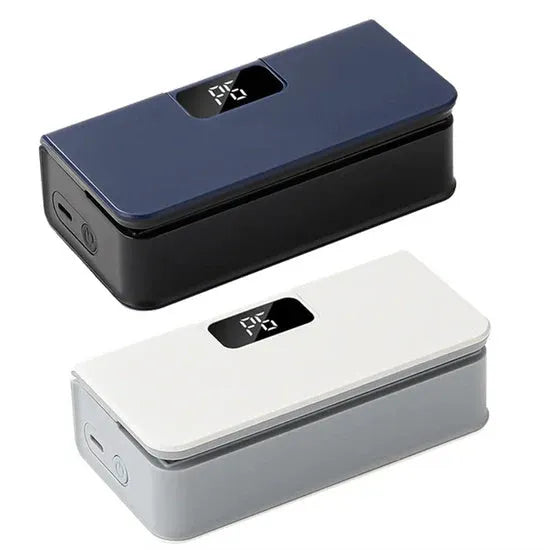 Small portable mini sealing machine for heat sealing plastic bags in blue or white colour