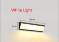 Black outdoor wall lamp, 30cm or 48cm, 12W or 19W, 220V, waterproof, modern simplicity style for garden or restaurant door