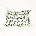 Woven small pet climbing net, 20x28cm, with four hardware buckles for parrot, hamster, squirrel or sugar glider cages