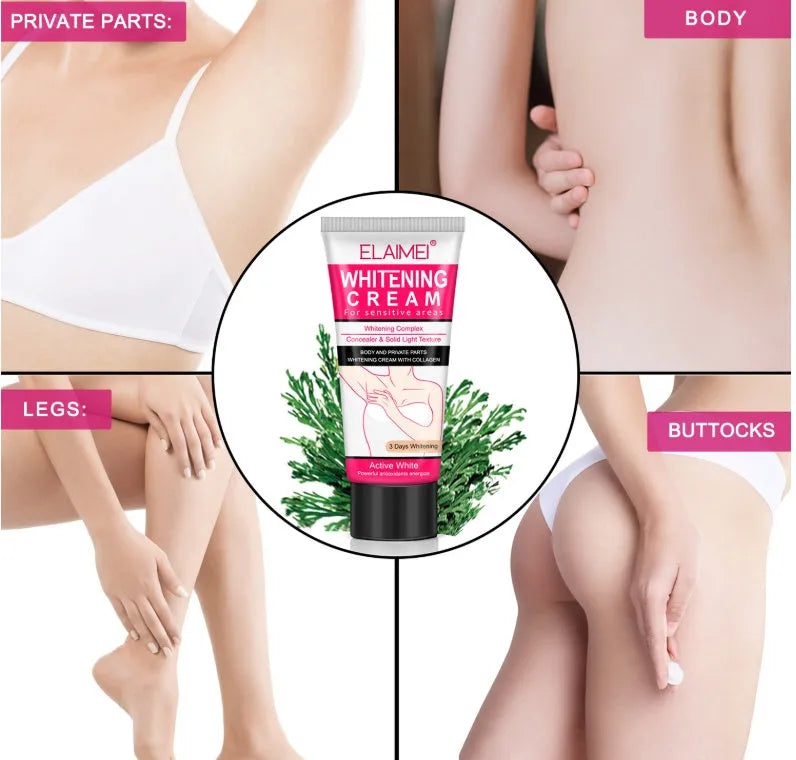 His Majesty Whitening Cream 60 g/ml adult body cream tube from the whitening and moisturizing series
