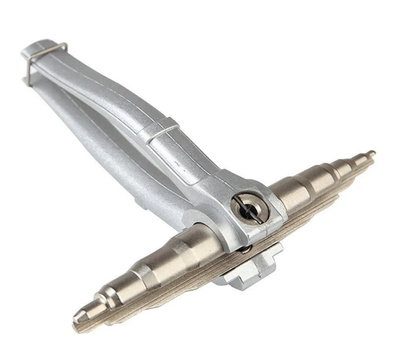 Alloy steel manual tube expander tool for 6-22mm air conditioner refrigeration tubing.