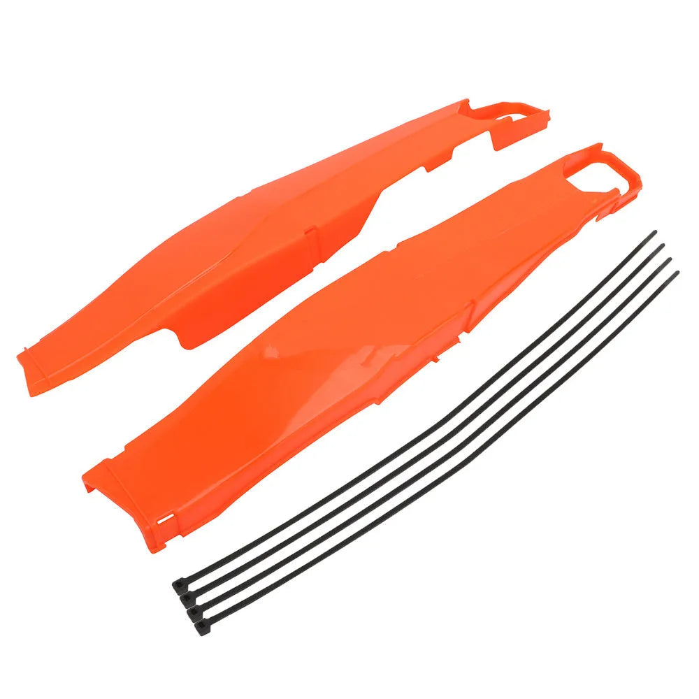 KTM Husqvarna plastic rear flat fork protection for motocross in colour options