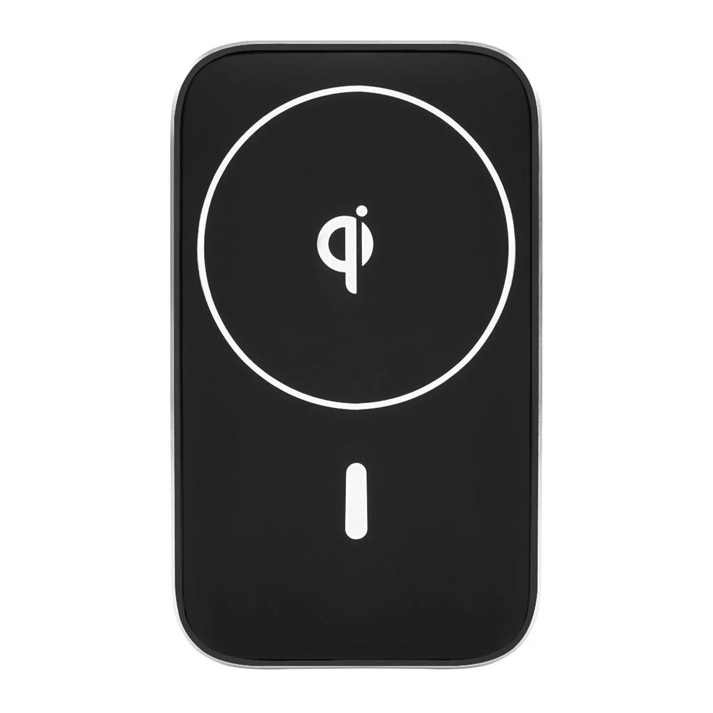 M6 black magnetic car bracket wireless charger with USB interface