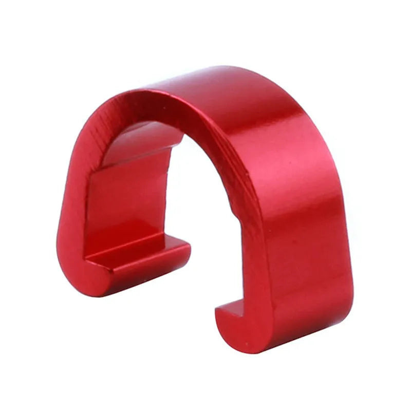 Aluminium alloy C buckle in multiple colours showing 10.2mm by 13mm dimensions