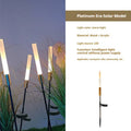 Solar outdoor LED lawn lamp in acrylic hardware, 650mm to 1400mm garden path light with wheat lamp option