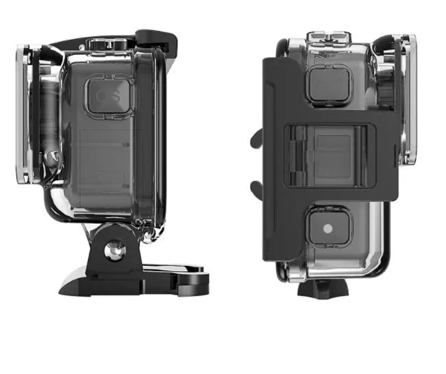 Acrylic sports camera diving shell waterproof housing with 40m and 61m depth rating options