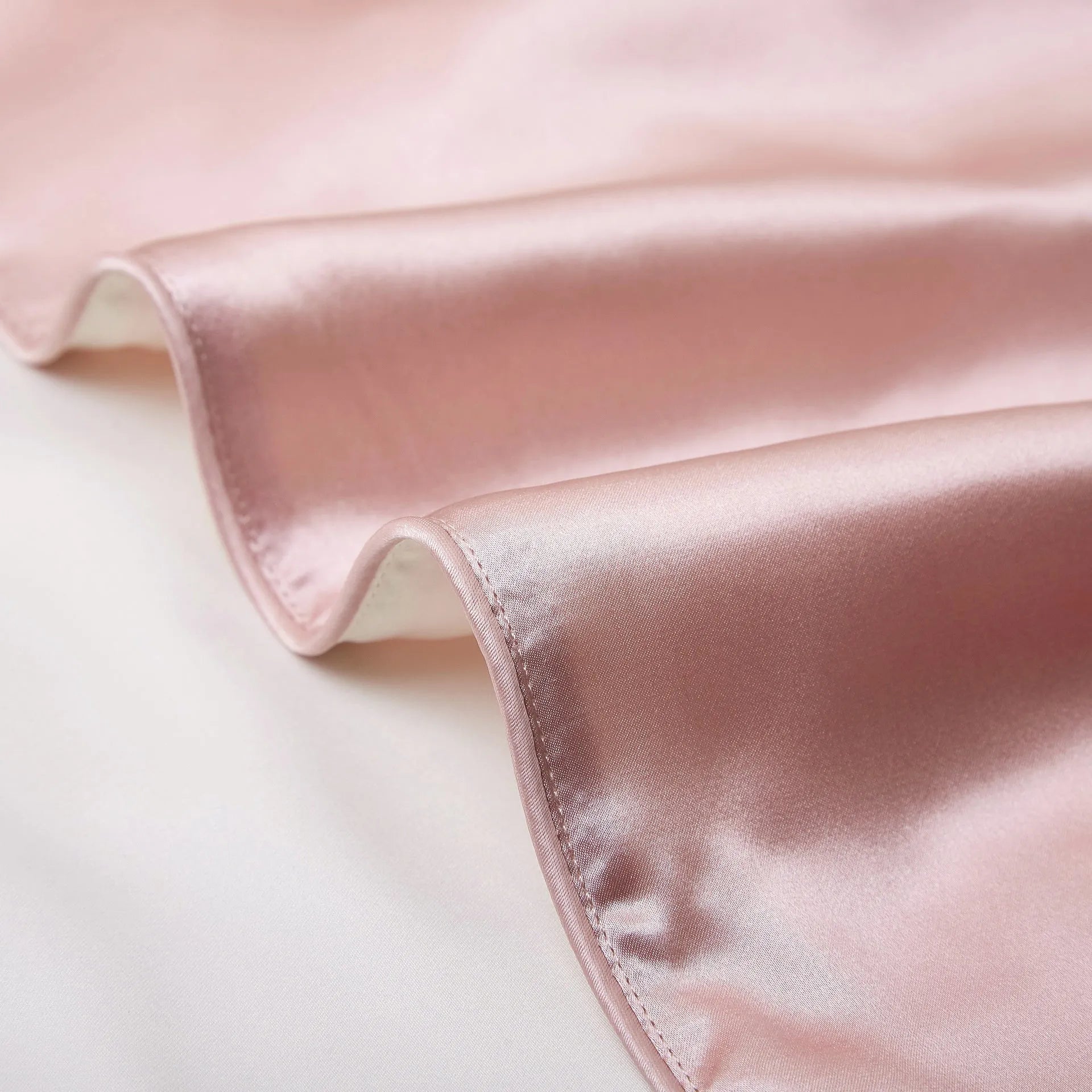 Single mulberry silk pillowcase in palace luxury style, colours include purple, blue, and gold.