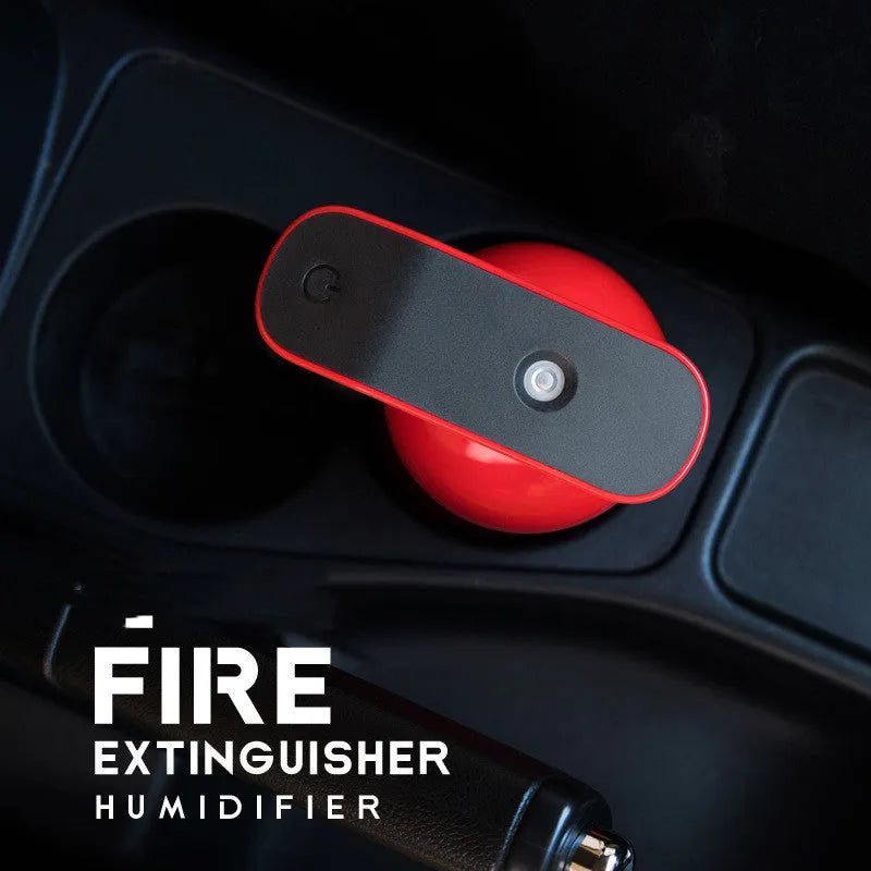 Black fire extinguishing humidifier 75x68x142mm ABS+PC USB