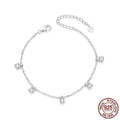 S925 sterling silver round beads bracelet for women electroplated finish colour BSB156