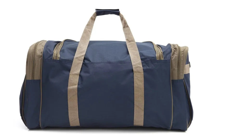 Oxford cloth shoulder bag in black, 64x30x33cm, with shoulder strap