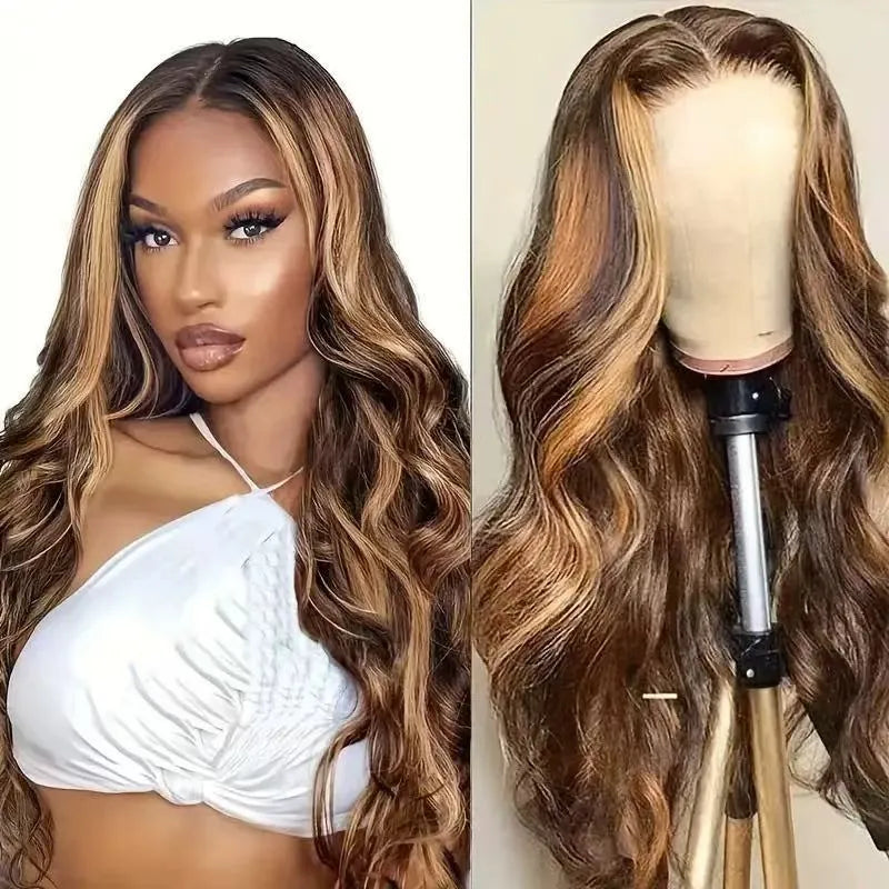 Dark brown lace big wave wig for women in 8 to 32 inch lengths with 13x4 or 13x6 lace style options