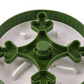 Dog slow feeder bowl with rotating game board and silicone pads in multiple colour options
