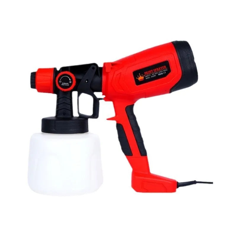 Electric high pressure paint spraying gun 850W portable suction feed with 1.8mm nozzle and US plug
