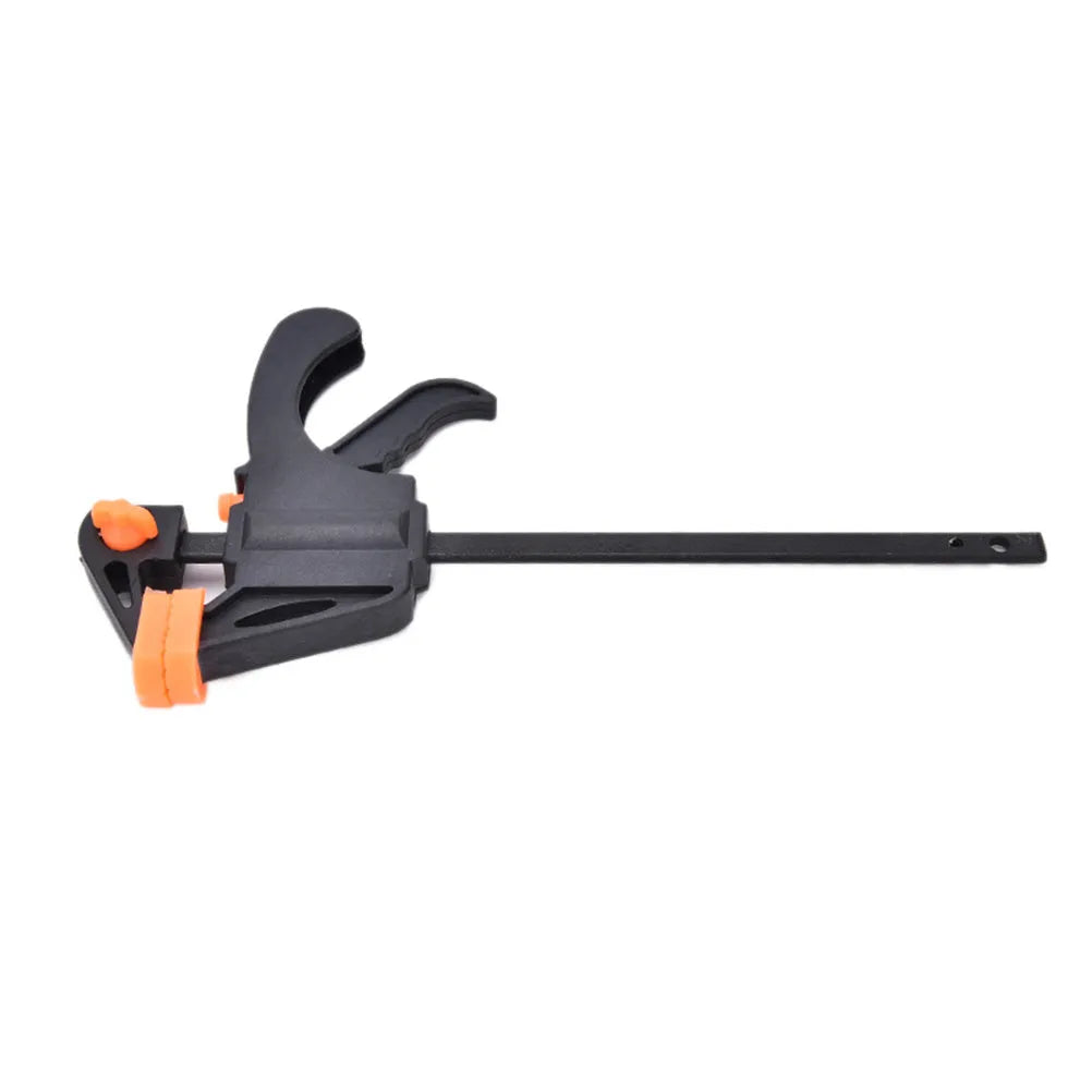 4 inch woodworking F clip in plastic and carbon steel for board clamping and fixing