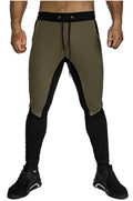 Men's cotton casual sweatpants in straight-leg style with drawstring waist available in multiple colours