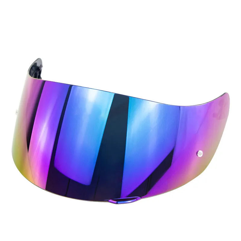 K5 motorcycle helmet lens with buckle in multiple colours made from PC material