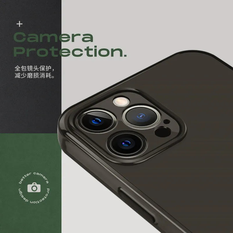 Black soft TPU iPhone case with Mars ticket graphic design, showing front and back views.
