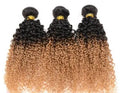 100% real human hair gradient wig in natural ombre colours available in sizes 12 to 28 inches