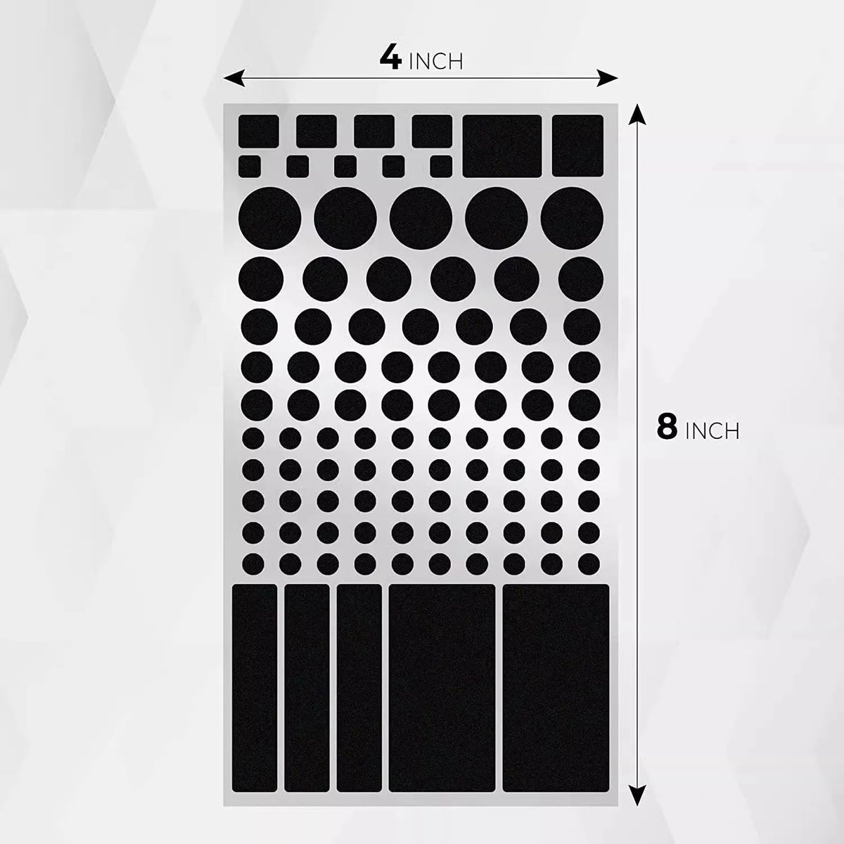 Black air conditioning light shading sticker patch for blocking LED glow