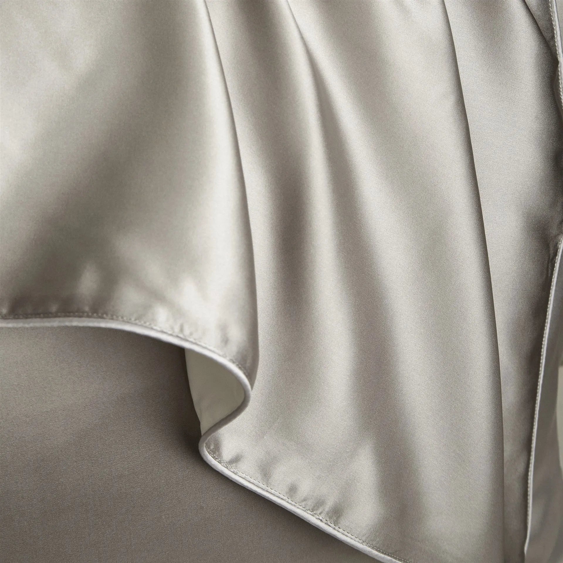 Single mulberry silk pillowcase in palace luxury style, colours include purple, blue, and gold.
