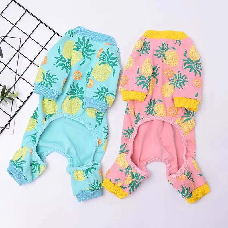 Pink cotton stretch pet sweater in sizes S to 2XL and FB with chest 20-62cm